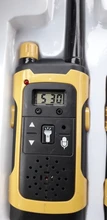 Walkie-talkies inteligente con pantalla LCD, juguete de simulación, sonido claro, impermeable, interacción entre padres e hijos, Chico, 2 uds.