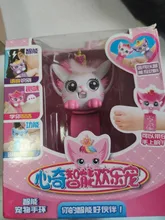Caliente juguete niños divertido chino mascota electrónica inteligente gato pulsera diálogo interactivo juguetes educativos para niños de regalo