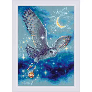 

1872 Riolis magic owl embroidery kit 21*30 cm