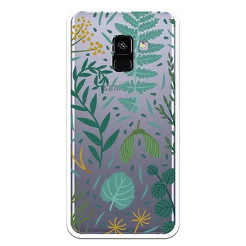 

Stand case costume drawing Leaves WP022 for Samsung Galaxy A8 2018