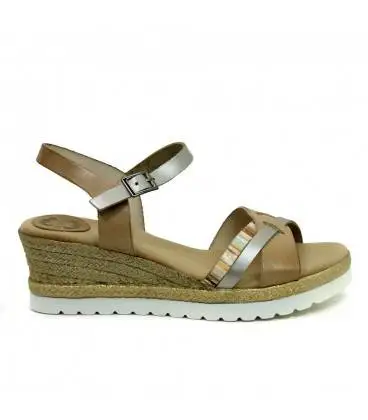 Sandal-Wedge-Fur Buckle-Lifelike | Обувь