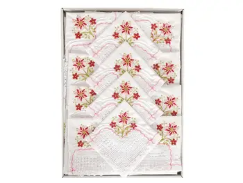 

Dowries Hand Handwork Lace Kitchen Set Wind Fuchsia Gold