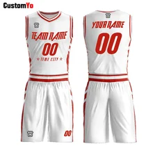 Молодежная баскетбольная форма, Детская дешевая баскетбольная футболка на заказ, трикотажная одежда, мужские Клубные баскетбольные шорты