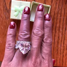 Sona-Conjunto de anillos de compromiso de Plata de Ley 925 y circonita cúbica de 8 quilates, para hombre y mujer, joyería Vintage para fiesta