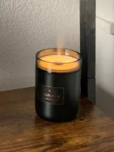 280ML humidificador de aire de vela LED de niebla fría de difusor del aceite esencial USB Aroma lámpara del coche purificador de nebulizador de fabricante de la niebla