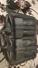 Maletín de cuero genuino de lujo para hombre, bolsa de negocios, para portátil, de 15,4 pulgadas, para oficina, portafolio, negro