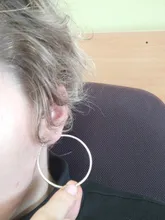 Pendientes de aro de plata de ley 100% para mujer, caja de regalo de bucle redondo, aretes de aro de plata simples, Piercing