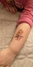 Juguetes De Tatuajes de la patrulla canina para niños, pegatinas de papel de tatuaje, pasta impermeable para fiesta, regalo de cumpleaños