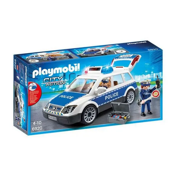 Car with Light and Sound City Action Police Playmobil 6920 White | Игрушки и хобби