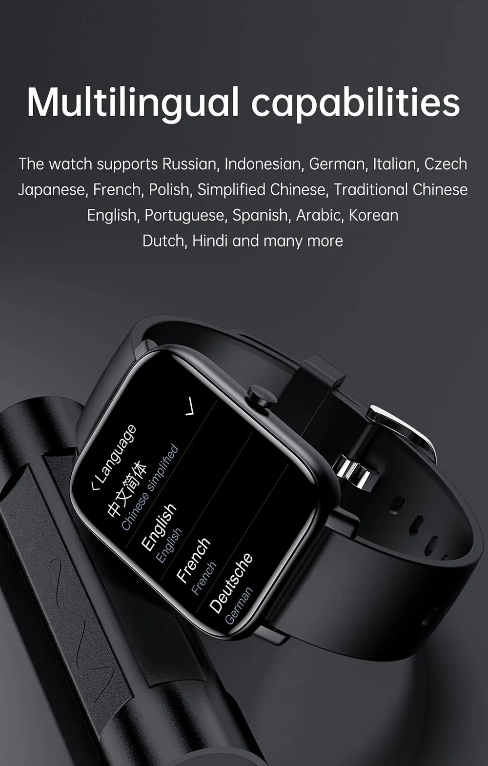 CHYCET Smart Watch Men 2022 Smartwatch Women Heart Rate Sleep Monitor Watches Sports Fitness Tracker Colok For Android IOS PK P8