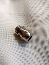 Cable impermeable glándula IP68 chapados en níquel latón 1/4 3/8 1/2 3/4 1 BSPP/NPT Macho tamaño 30 para 3-6,5mm 4-8mm Cable