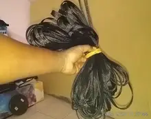 Manguito de Cable de nailon ignífugo, longitud de 1/5/50/100/200/300M, Cable de protección trenzado aislado