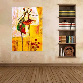 

Dancer Girls Canvas Table