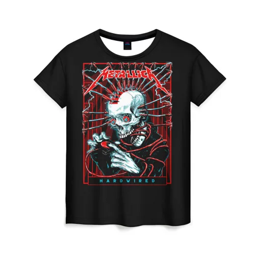 Женская футболка 3D Metallica | одежда