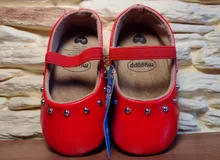 Zapatos antideslizantes de cuero PU para niñas, calzado para primeros pasos, Color sólido