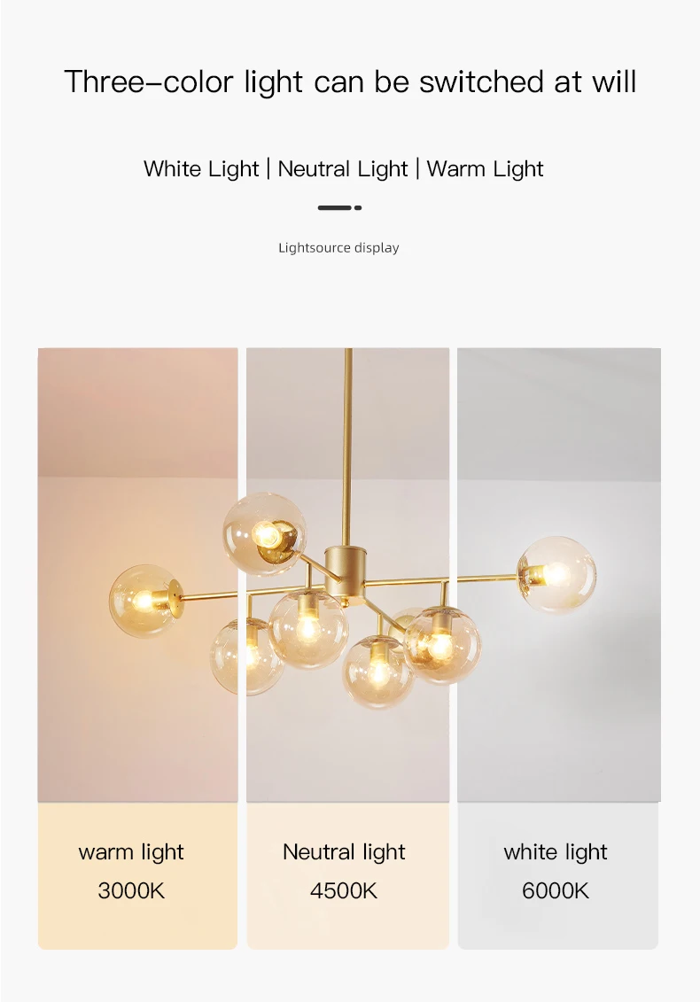 Modern Black Chandelier For Living Room Home Decor Dining Table Kitchen Island Gold Ceiling Pendant Lamp Nordic Glass Lighting crystal ceiling lights