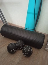 Rodillo de masaje de alta densidad para Yoga, rodillos para Pilates, gimnasio, columna de masaje muscular, 45/60cm