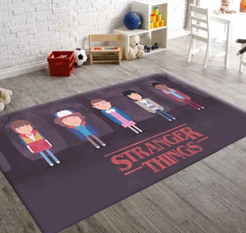 

Stranger Things Patterned Carpet ,Non Slip Floor Carpet,Teen's Carpet,Turkish Rug