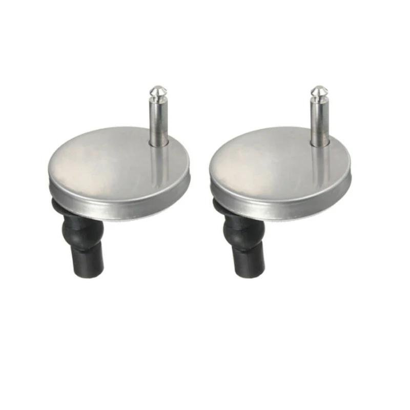 Toilet Seat Hinge Fittings toilet lid hardware For Most Top Fix Hinge Standard Toilet Seats Replacement Hinges Well Nuts Accessories 2pcs