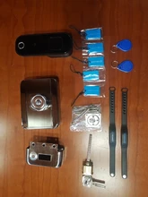 Huellas Dactilares bloqueo de la puerta impermeable al aire libre puerta Bluetooth cerradura TT App código de acceso Rfid Tarjeta sin llave frente cerradura electrónica