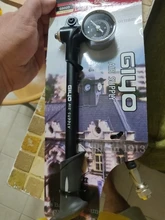 GIYO-Bomba de aire plegable GS-02D de alta presión para bicicleta, hinflador de 300 psi, con palanca, calibrador para horquilla y suspensión trasera, para bicicleta de montaña