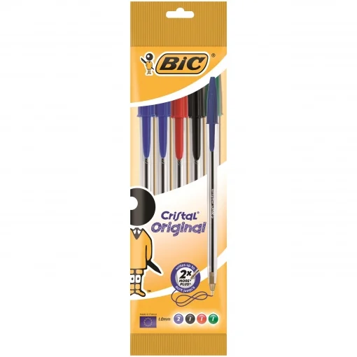 Bic Black Cristal Original Ballpoint Pens 10 PCs - AliExpress