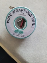 One Roll 8 Colors 30AWG Wire Wrapping Wire, Tinned Copper Solid, PVC insulation