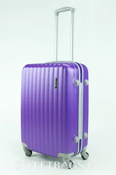 

Suitcase medium ABS TT (vert strips) purple SF
