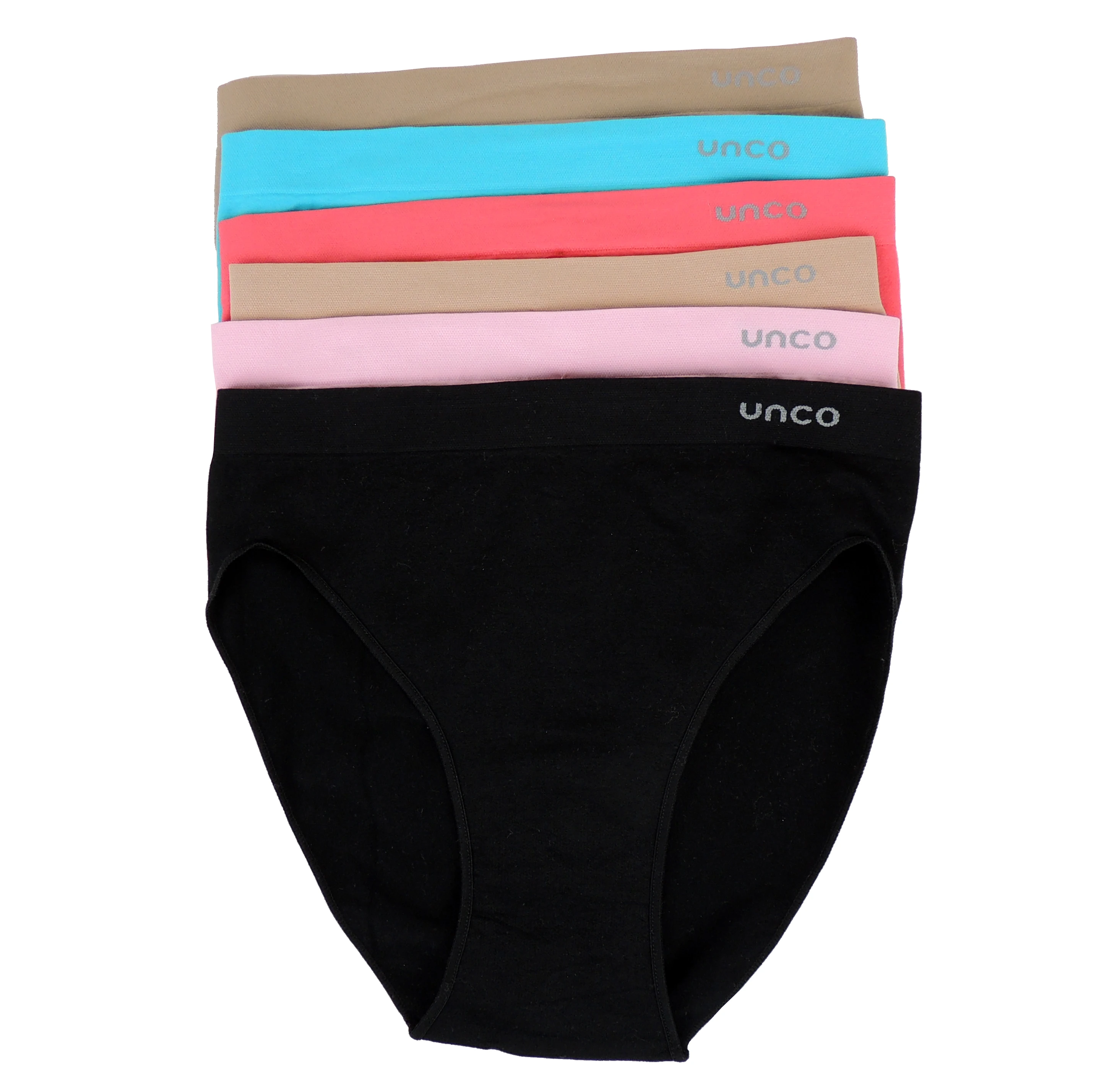 Women's seamless side panty, basic and comfortable. There are 3 sizes M, L,  XL, very elastic. 6 Color pack - AliExpress