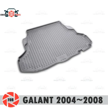 

Trunk mat for Mitsubishi Galant 2004~2008 trunk floor rugs non slip polyurethane dirt protection interior trunk car styling