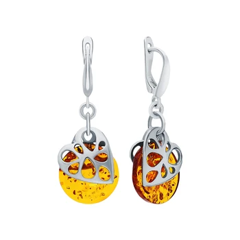 

Silver earrings SUNLIGHT