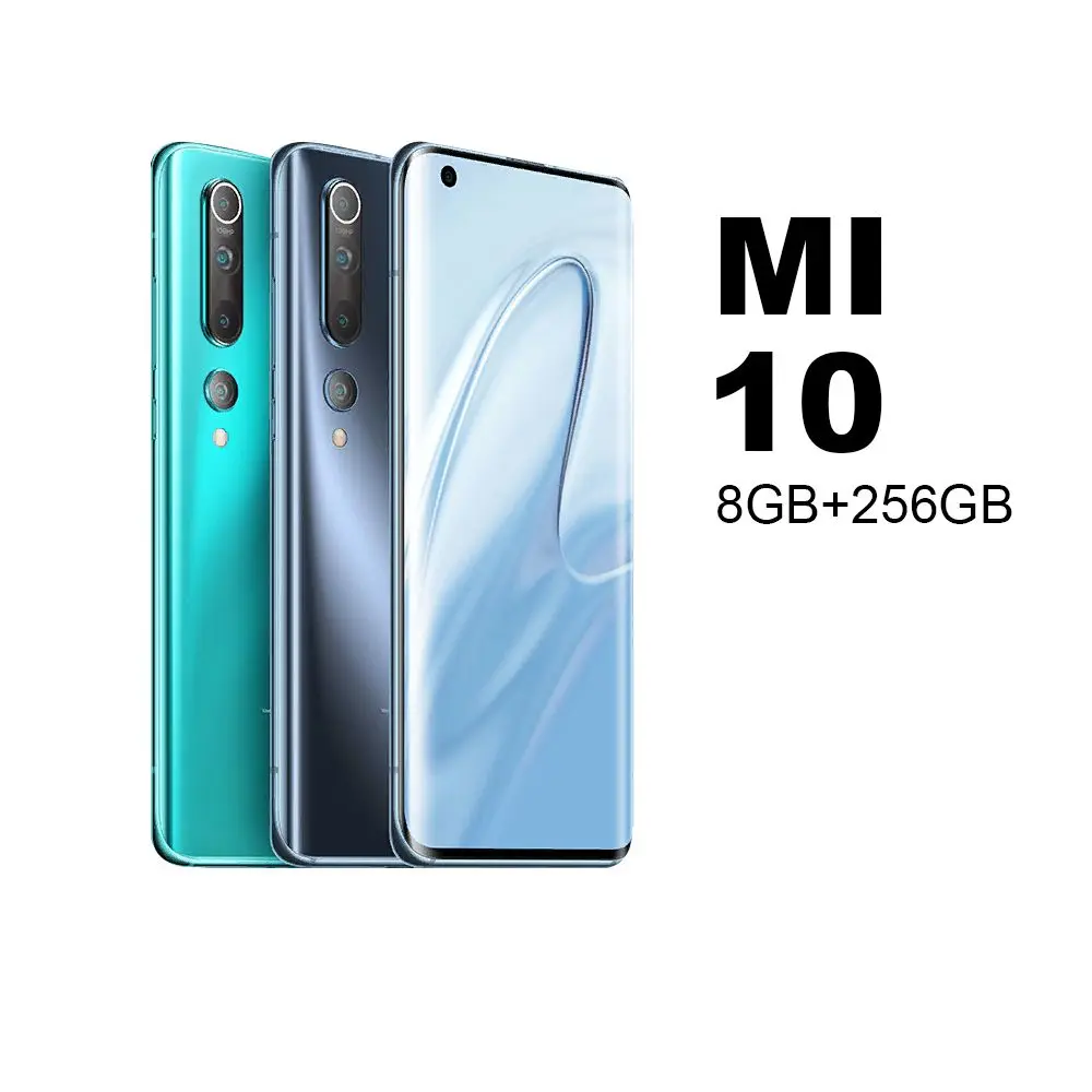 Mi 10 8GB 256GB Smartphone Mobile phone Xiaomi Redmi MIUI Android 108MP Penta Camera Snapdragon 865 NFC 6.67\