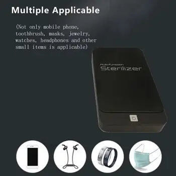 

Multifunctional Disinfection Machine Portable UV Sterilizer Cellphone Face Mask Disinfection Box Dual UV Lights for Small Items