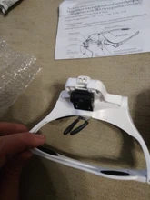 Headband Magnifier Glass-Lamp Led-Light 5-Lens loupe Adjustable for Read-Look