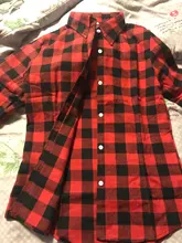 Plaid Shirt Outerwear Top Cotton Blouse Long-Sleeve Slim Female Autumn Winter And