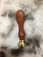 Vintage corona amor Rosa corazón sello de cera mango de madera DIY tarjetas de invitación de sello para boda hecho a mano sobre sellado