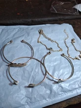 Tocona-Conjunto de 5 unidades de brazalete abierto bohemio dorado Luna y ópalo, conjunto de brazalete abierto, estilo bohemio, Punk, playa, regalo de joyería, 6840