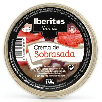 

IBERITOS-tin Sobrasada de140 G - SOBRASADA Facil de spreadable