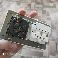 Delviz-Toma corriente con USB estándar para la UE, enchufe de pared con 2 salidas, panel de alimentación CA 110 ~ 250V, de calidad 16A, doble marco, 146x86mm