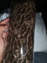 Trenzas de pelo de ganchillo, pelo corto sintético desgastado, trenzas de ganchillo precortadas, Natural, despeinado