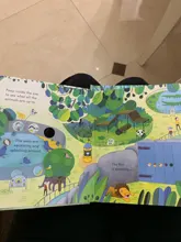 Libro educativo en 3D con dibujo de animales del Zoo para niños y bebés, libro de lectura con solapa