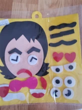 Juguetes artesanales para guardería, pegatinas de tela de fieltro hechas a mano, ayuda en Enseñanza