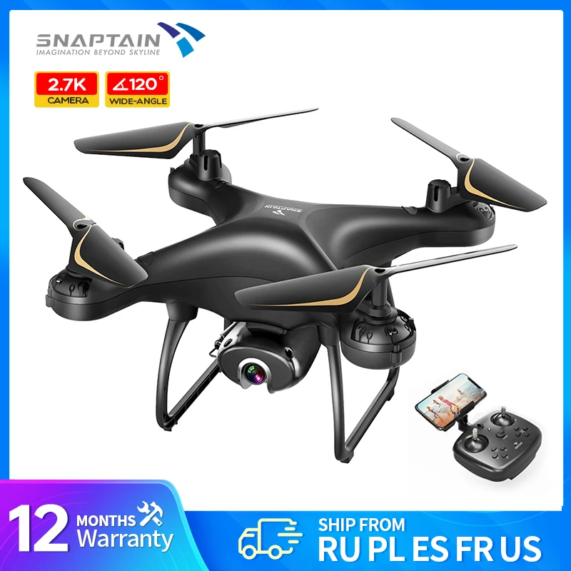 SNAPTAIN SP650 Дрон с камерой 2K HD видеокамера голосовым управлением жестами