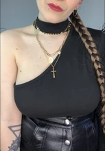Mono sexy de moda para mujer, ropa colgante con cuello y un hombro, ropa adelgazante, top para primavera