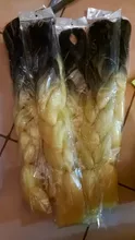 Mirras Mirror-extensiones de cabello trenzado, trenzas de tamaño gigante sintético de 24 pulgadas para trenzas en caja, textura Yaki