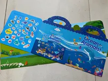 Pegatinas para niños, libros, escenas reutilizables, juego de rompecabezas, pegatinas de dibujos animados, Juguetes Educativos de aprendizaje para niños, regalo