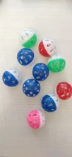 Toys Ball Cage Bird-Toy Cockatiel Pet-Parrot-Toy Parakeet Hollow-Rolling-Bell 10pcs Fun