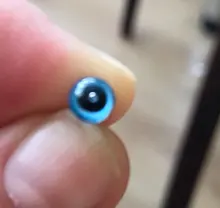 Muñeca de juguete hecha a mano con ojos grandes de gato, aguja de lana de fieltro, Kitting artesanal, paquete de equipos de lana sin terminar, novedad