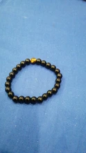 Ónix negro Natural con ojo de tigre piedra perlas pulsera de la joyería de los hombres 12 constelación de Leo los amantes pulsera Energy Balance