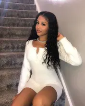 Melodie 28 30 32 pulgadas onda profunda mechones con cierre brasileño de la Virgen del pelo humano Frontal rizado mechones y 4X4 cierre